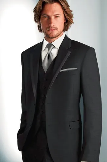 

Latest Design Mens Suits Groom Tuxedos Groomsmen Wedding Party Dinner Best Man Suits Blazer (Jacket+Pants+Vest+Tie) NO:1096