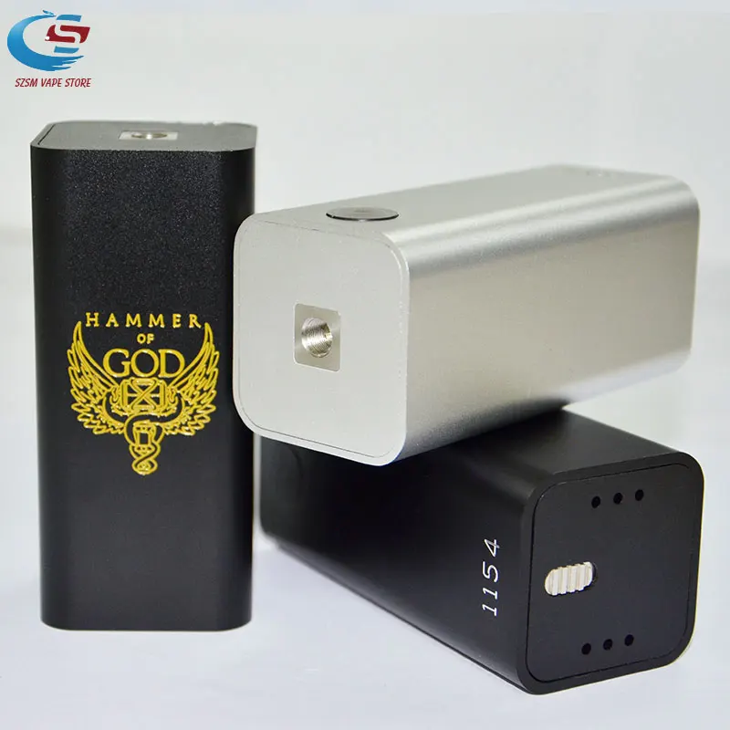 Горячий Молоток Божий V3 коробка vape алюминиевый материал подходит 4 шт. 18650 батарея