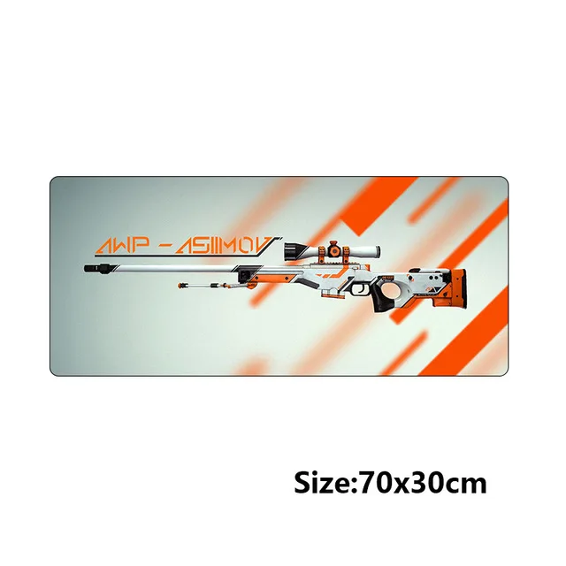 1 70x30 см grande CS GO игровой коврик для мыши asiimov awp ak47 m4a1 cs нож-бабочка кожи большой размер xl коврик для мыши с изображением для cs: go геймер - Цвет: 1