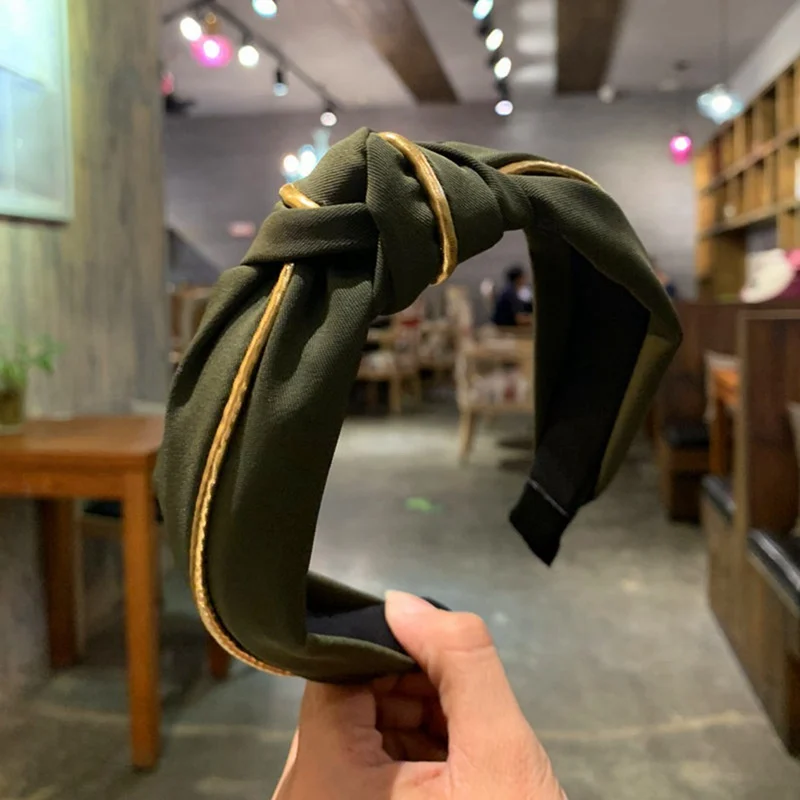 Высококачественные аксессуары для волос Женская Полосатая повязка популярного