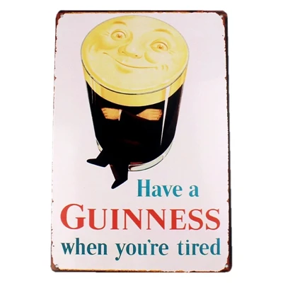 DU1005 My goodth My Guinness металлическая ретро-картина жестяная вывеска настенный бар Домашний декор для рукоделия Куадрос 30X20 см DU-1001 - Цвет: DU1005