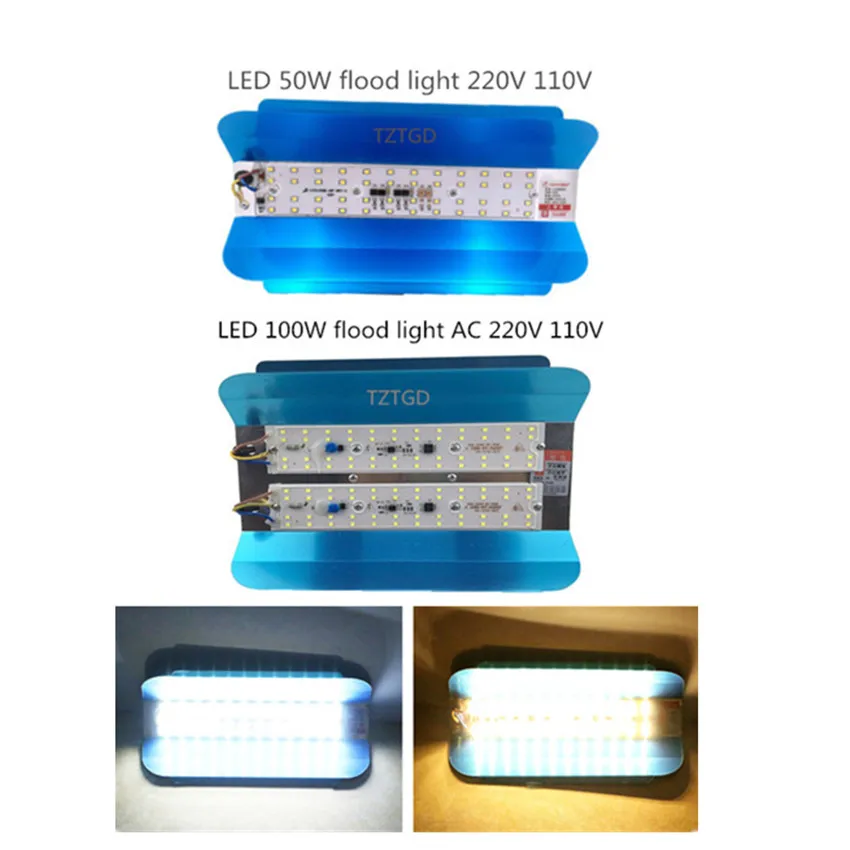 10 шт. LED COB Вольфрам лодин 50 Вт 100 220 В 110 stree прожектор Точечный светильник