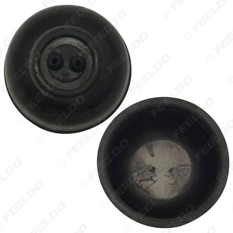 

FEELDO 10Pcs Waterproof DustProof Cover Rubber Anti-Dust Sealing For 45mm-45mm Car LED/HID Headlight Cover Cap #5602