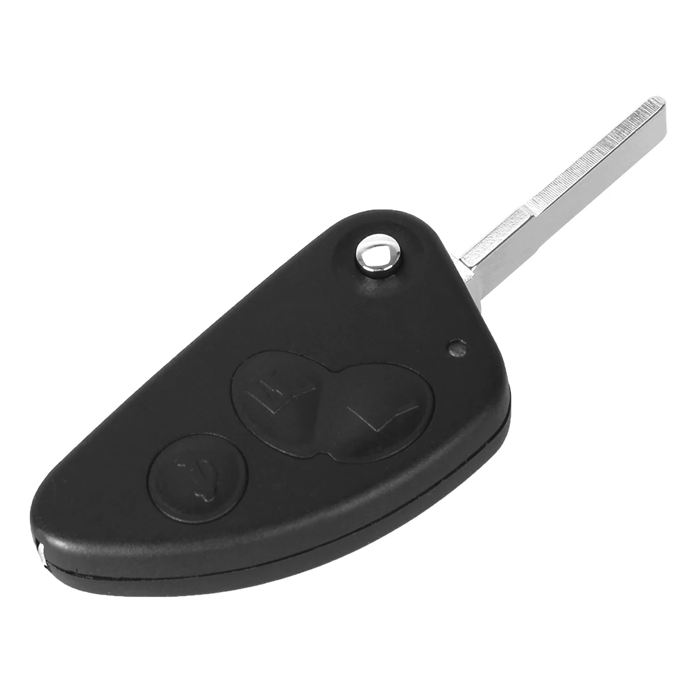 KEYYOU для Alfa Romeo 147 156 166 GT ключ 3 кнопки Флип Складные Uncut SIP22 лезвие Замените удаленной машине ключ чехол Замена