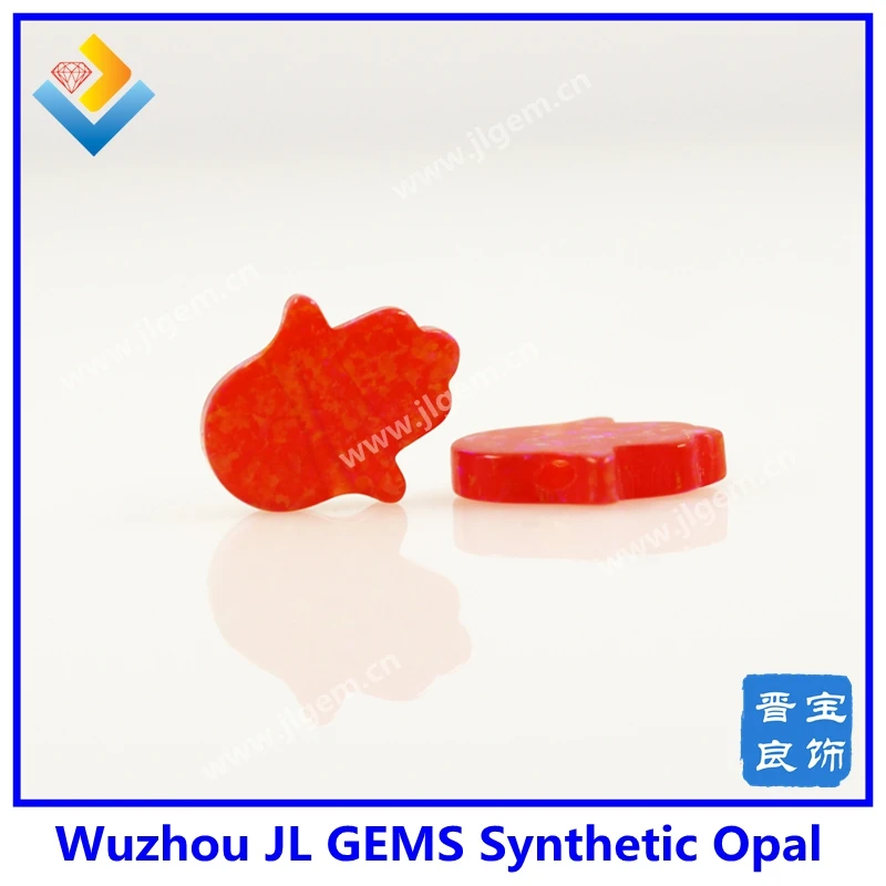 (5 шт./лот) оптовая продажа Необычные синтетические гранат опал op47 11*13 мм Шармы в