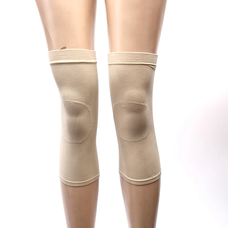 Защита для колена 2 шт. артрит ног травма тренажерный зал рукав эластичная