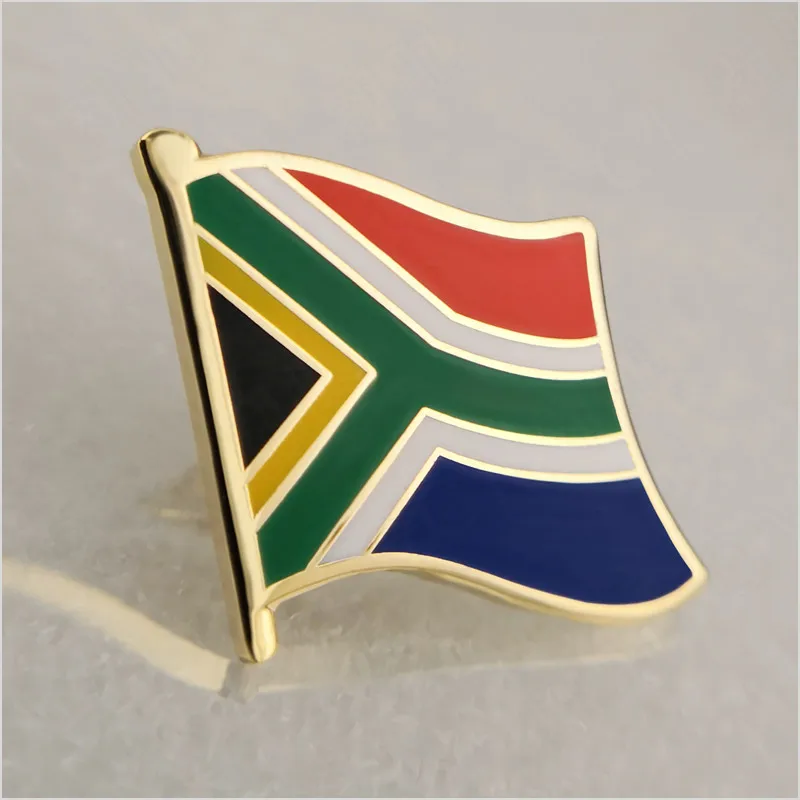 

Soft Enamel South Africa Flag Lapel Pins