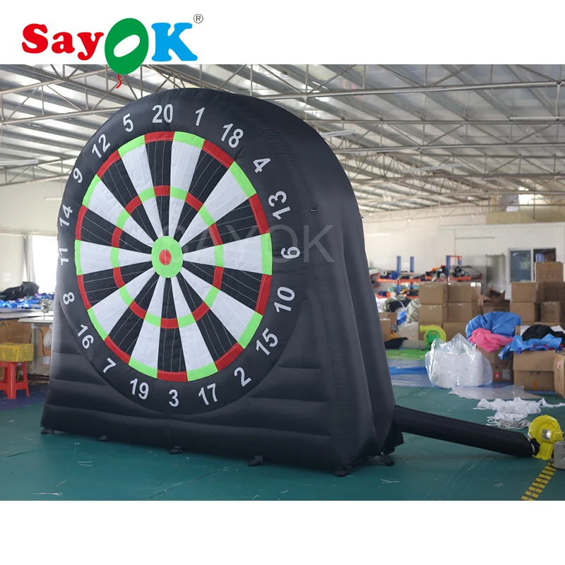 Sayok 3 m/4 m/5 m Открытый надувной футбольный Дартс доска надувная футбольная с 6 шт