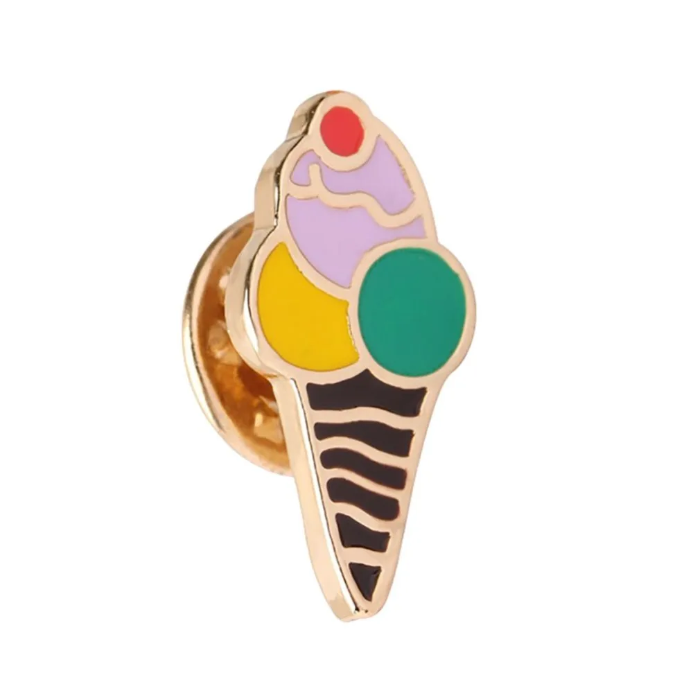 Fashion Palm Tree Flamingo Ice Cream Popsicles Sunglasses Coffee Cup Pins Button Metal Brooch | Украшения и аксессуары