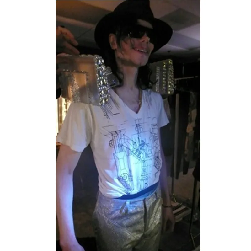 МД Майкл Джексон This is it thriller Ограниченная серия белая новинка футболка лето