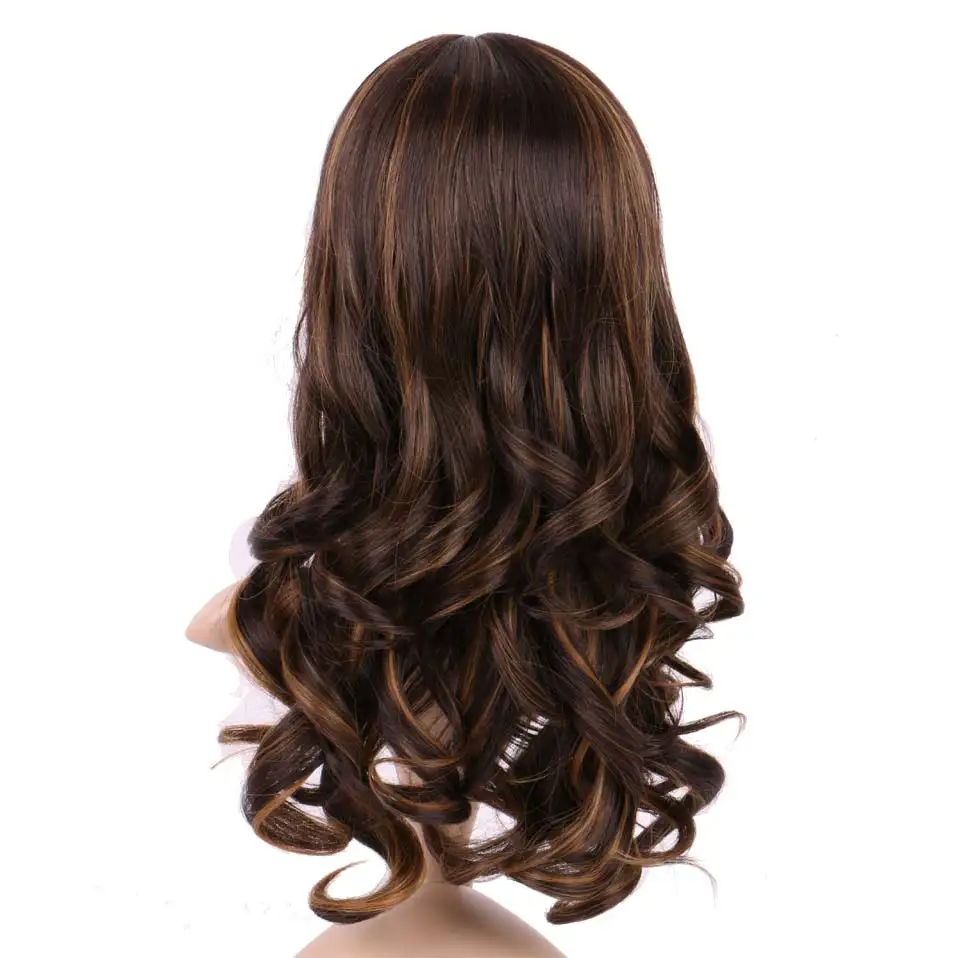 S-noilite 17&quot Women Full Wigs Synthetic Hair Long Curly Wave Cosplay Party for Real Natural Hairpieces Afro Wig | Шиньоны и парики
