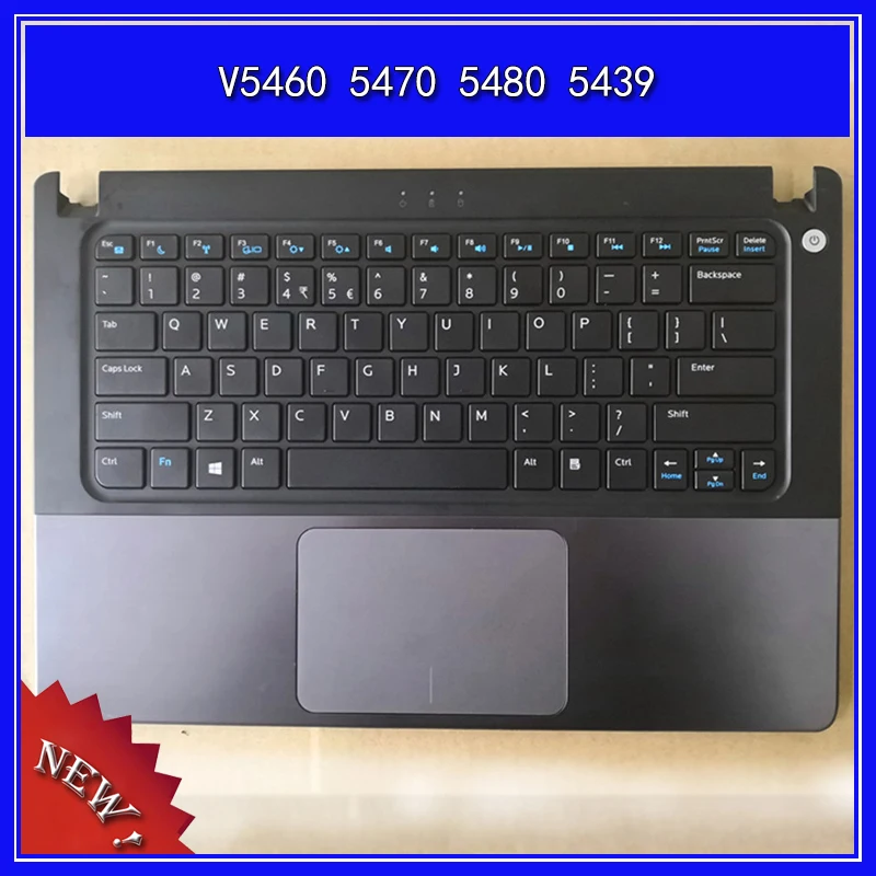 

Laptop Palmrest Upper cover English keyboard For DELL Vostro V5460 5470 5480 5439 bottom base cover lower cover C/D Shell