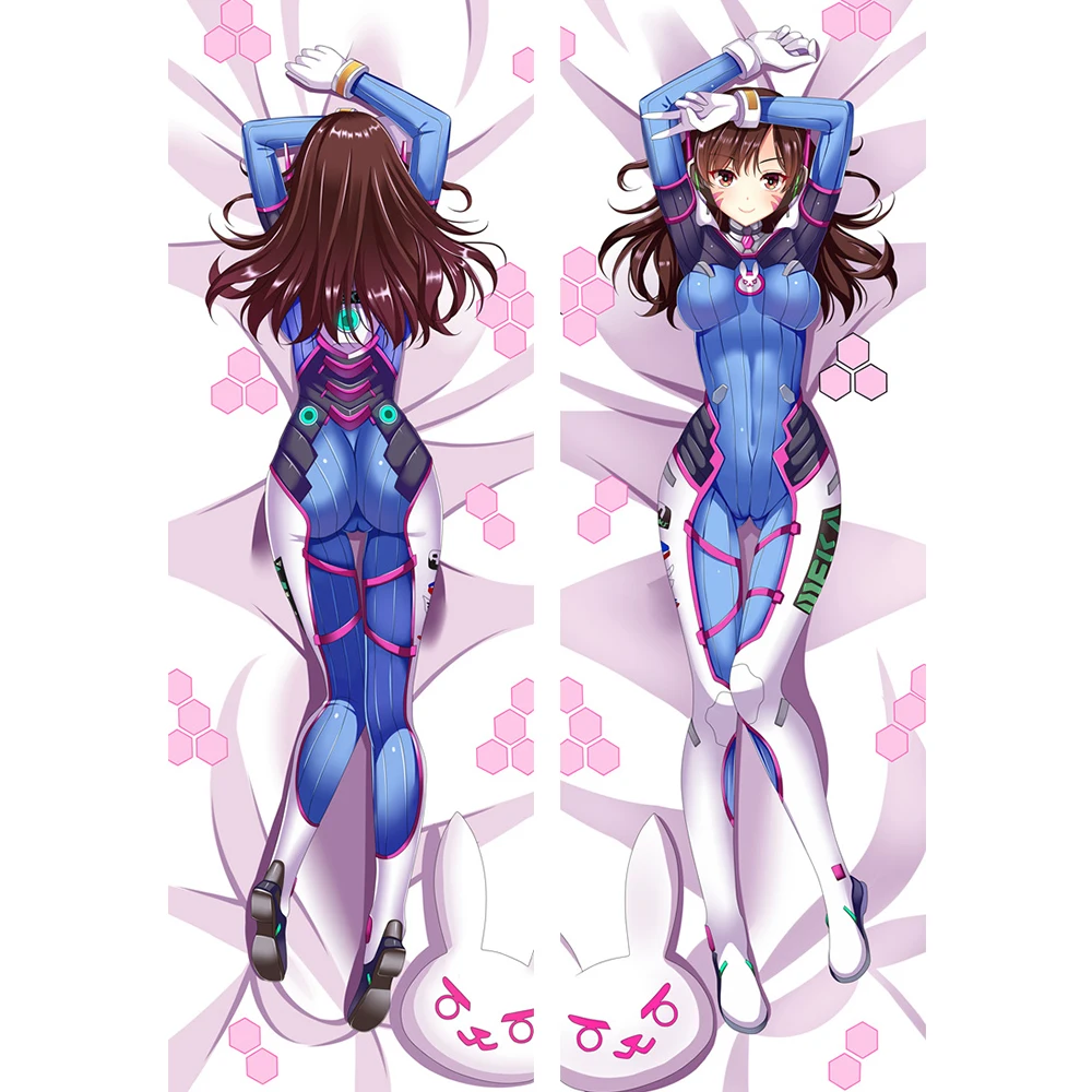 Аниме JK игра OW Hana Song D. Va Dakimakura наволочка для тела чехол для подушки в Корейском стиле для девочек Dva Hug Чехол для подушки Декор для дома