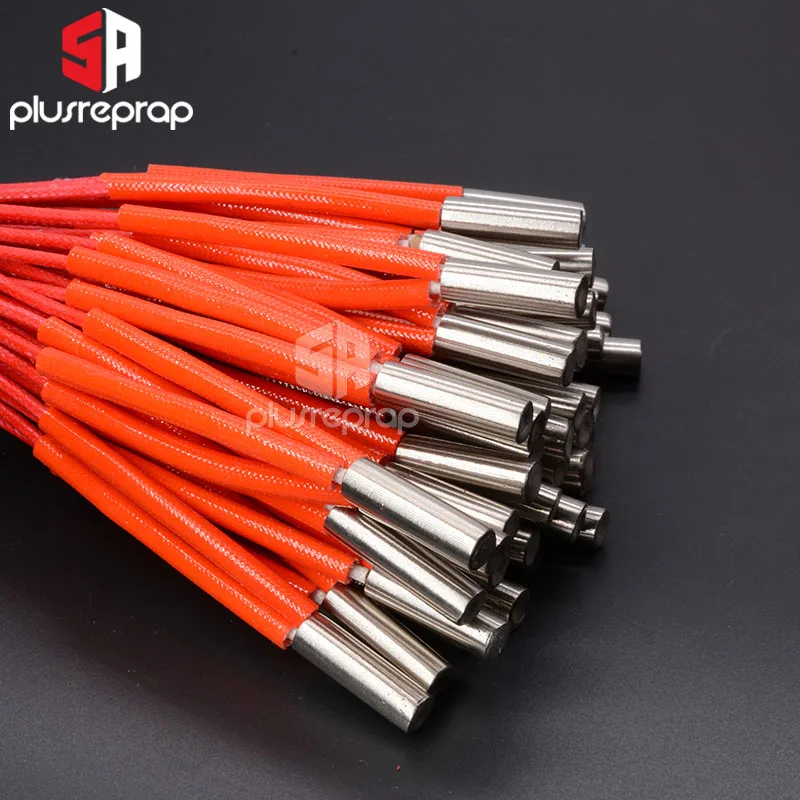 Cartridge Heater 1 шт. 6x16 6x20 6x30 мм керамический картридж нагреватель 12 В/24 В 30 Вт 40 Вт 50 Вт для ЧПУ 3D-принтера печатающая головка HotEnd J-Head - Цвет: Cartridge Heater