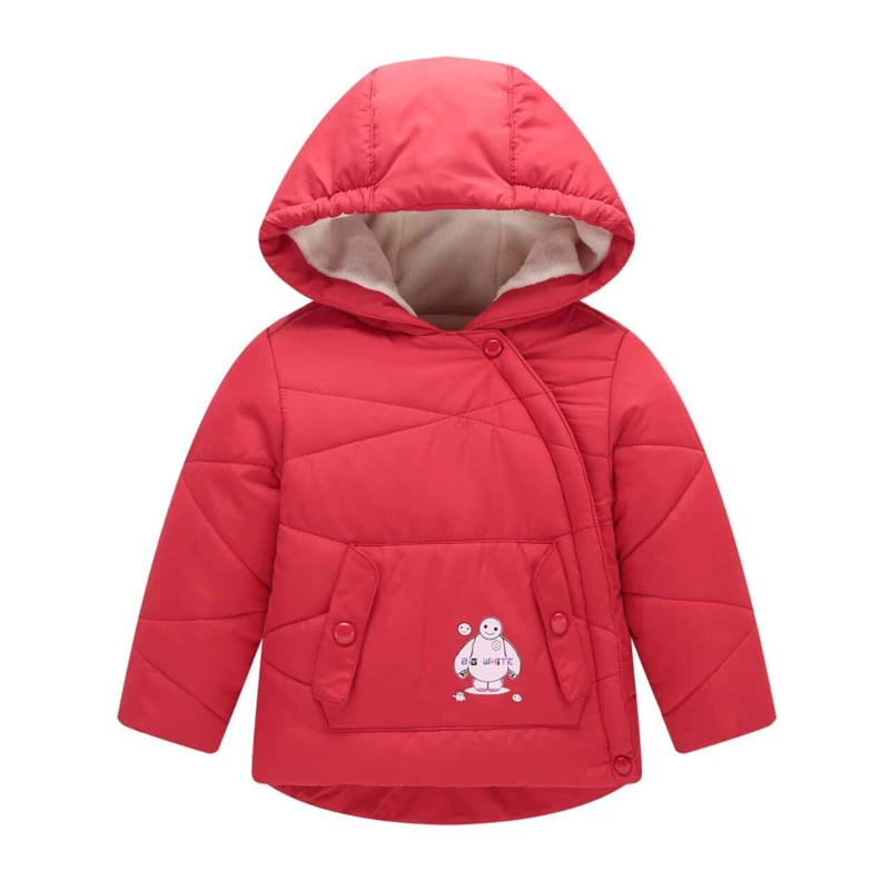 Новинка 2018 года модная симпатичная куртка с капюшоном для маленьких девочек