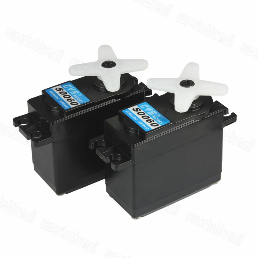 1 шт. CYS S0060 DC6.0 7.4V аналоговый Micro Servo Metal Gear JR/штекер Futaba для RC самолета 40.8x20.1x38mm|micro servo