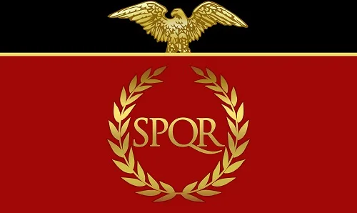 J Xiangying 90*150 см SPQR Римская империя Сенат и Римский флаг - Цвет: J