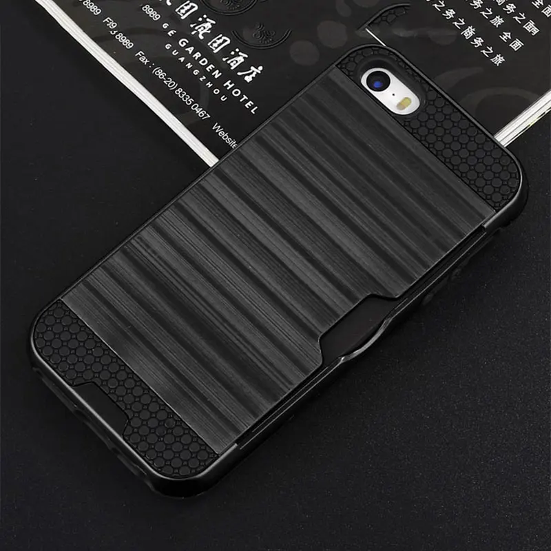 Ударопрочный чехол для iPhone 5S Жесткий ПК с мягкой силиконовой резиновой крышкой