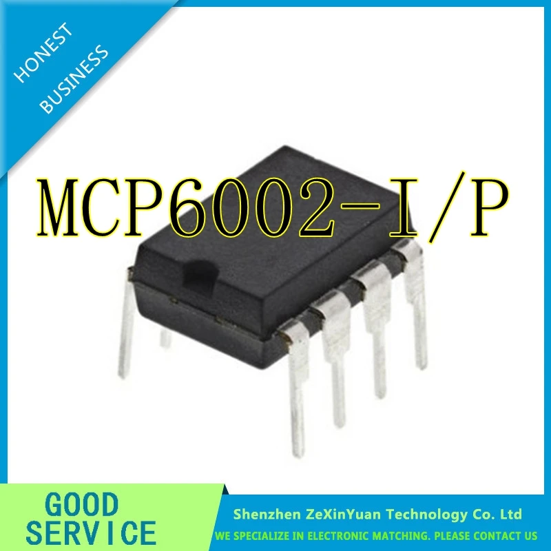 

20 шт. 50 шт. 100 шт. MCP6002-I/P MCP6002 DIP-8 Новый операционный усилитель IC