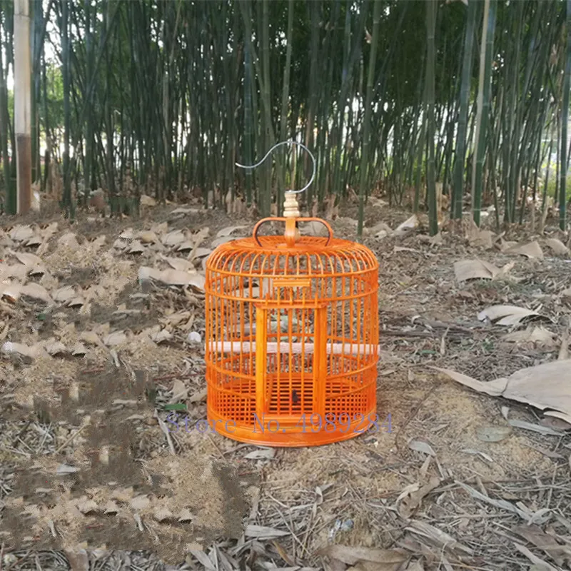 birdcage Bamboo Handmade cage Accessories Bird house box Home Decorations Hanging ornament bird tent decorative cage