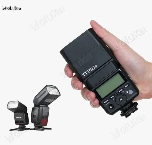 Мини-вспышка Godox TT350S A7A6000 TTL высокоскоростная синхронная купольная лампа для