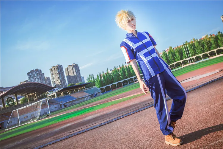 Костюм для косплея Моя геройская Академия из японского Аниме Boku no Hero Bakugou Katsuki/Iida