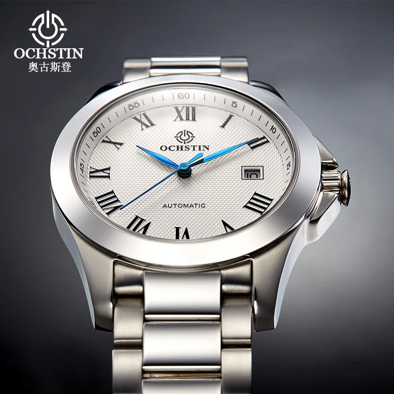 Часы мужские армейские механические из нержавеющей стали|hombre|hombre reloj |