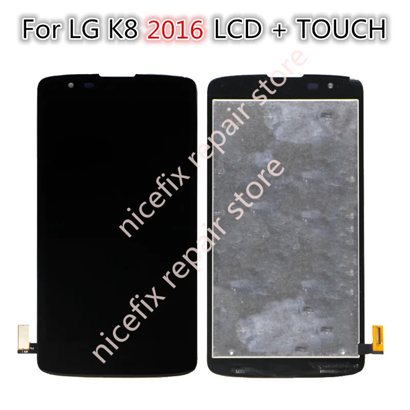 Для LG K8 LCD сенсорный экран с рамкой 2016 версия для K350N K350E K350DS дисплей дигитайзер