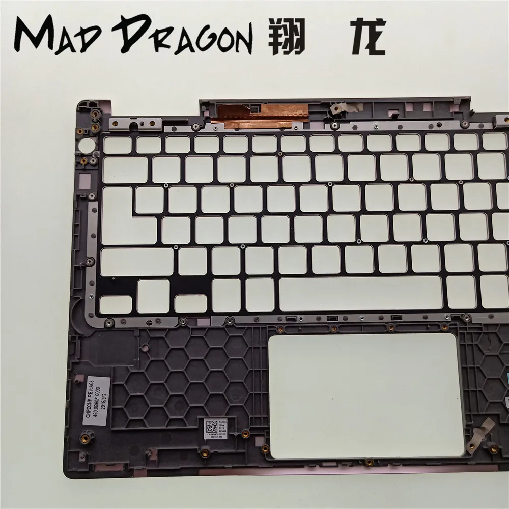 Бренд MAD DRAGON, чехол для ноутбука, верхняя крышка для рук, в сборе, для Dell Inspiron 13 7370 7373 7380, Розовый C оболочкой 0WVKJ0 0WVKJ0