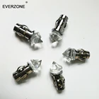 Оптоволоконные концевые Светящиеся хрустальные концевые фитинги для оптоволоконного потолка звездное небо световой эффект жгут аксессуары 5 шт.лот