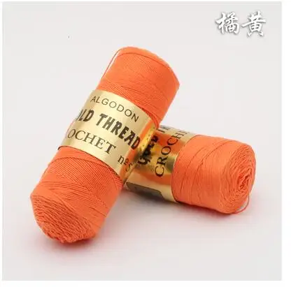 orange number 3 TPRPYN 1 шт. = 90 г 3# кружевная хлопчатобумажная пряжа для ручного вязания, тонкая мягкая пряжа Y13504 - Цвет: orange number 3