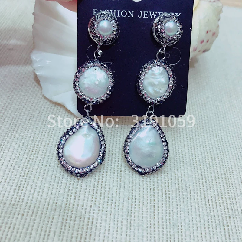 Простые серьги для женщин модные цветные овальные в стиле ретро с длинным