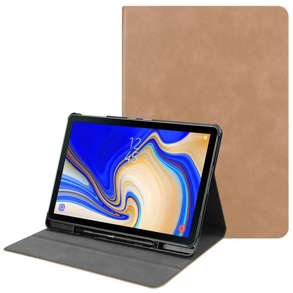 Для samsung Galaxy Tab S4 10,5 T830 T835 T837 планшет Премиум Флип кожаный чехол-Подставка Авто Режим сна/пробуждения Встроенный держатель S