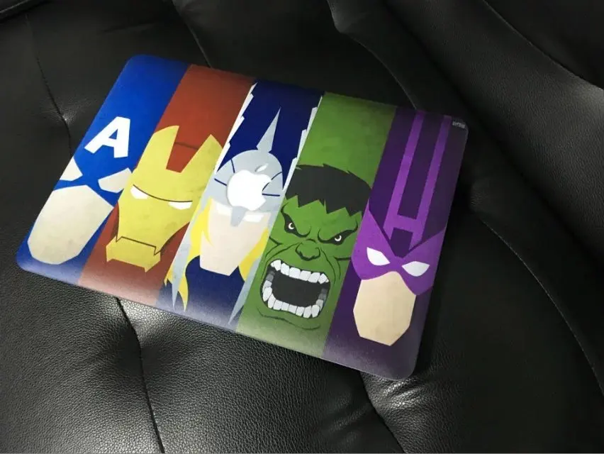 Жёсткий защитный чехол с рисунком мультяшного стиля для Macbook 12 дюймов Air 11 13 Pro 15