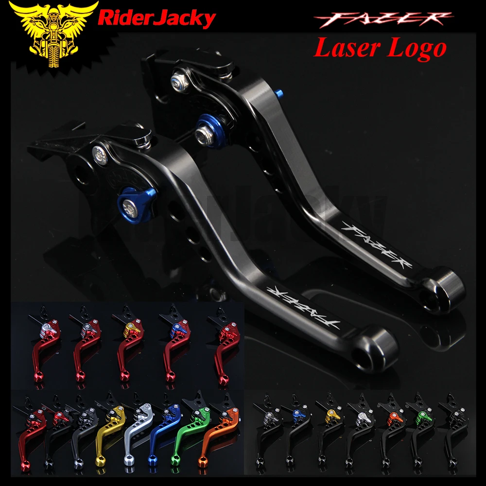 RiderJacky Аксессуары для мотоциклов Короткие сцепные рычаги для Yamaha FZS 600 Fazer FZS600 1998-2003 1999 2000 2001 2002