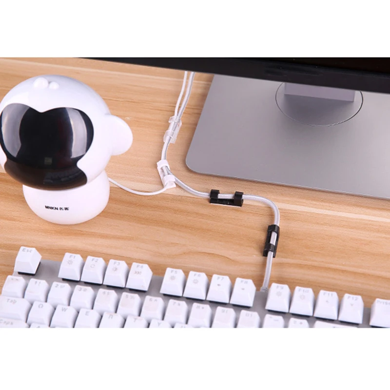 20 штук высокого качества с фиксирующей проволокой клипсы для хранения пряжкой