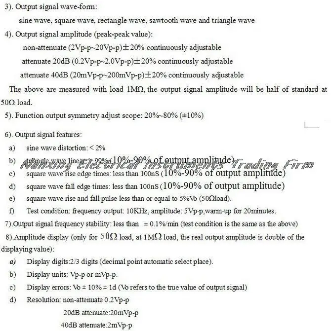 Быстрое прибытие VC2002 генератор сигналов 5 цифр(0,2 Гц 2 МГц) 7 частота цифровой Функция генератор сигналов AC110-220V