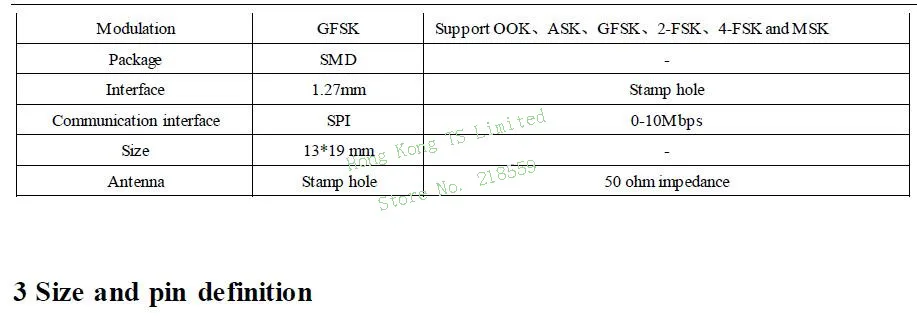 E07-868MS10 CC1101 868 MHz длинный диапазон SPI приемопередатчик РЧ модуль беспроводной передатчик приемник 868 MHz