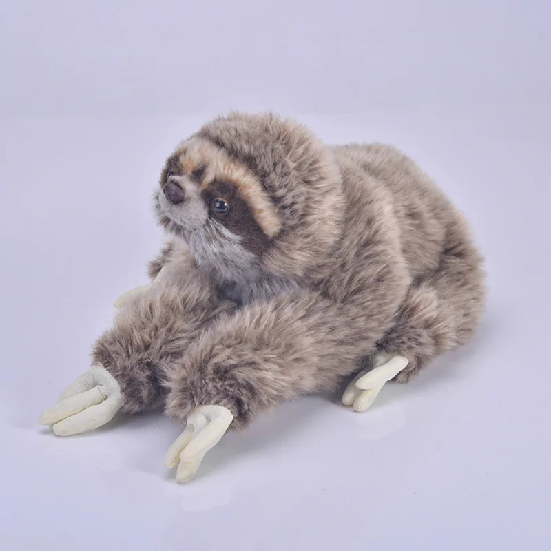 

35cm Premium Three Toed Sloth Real Life Soft Stuffed Plush Toy Dolls