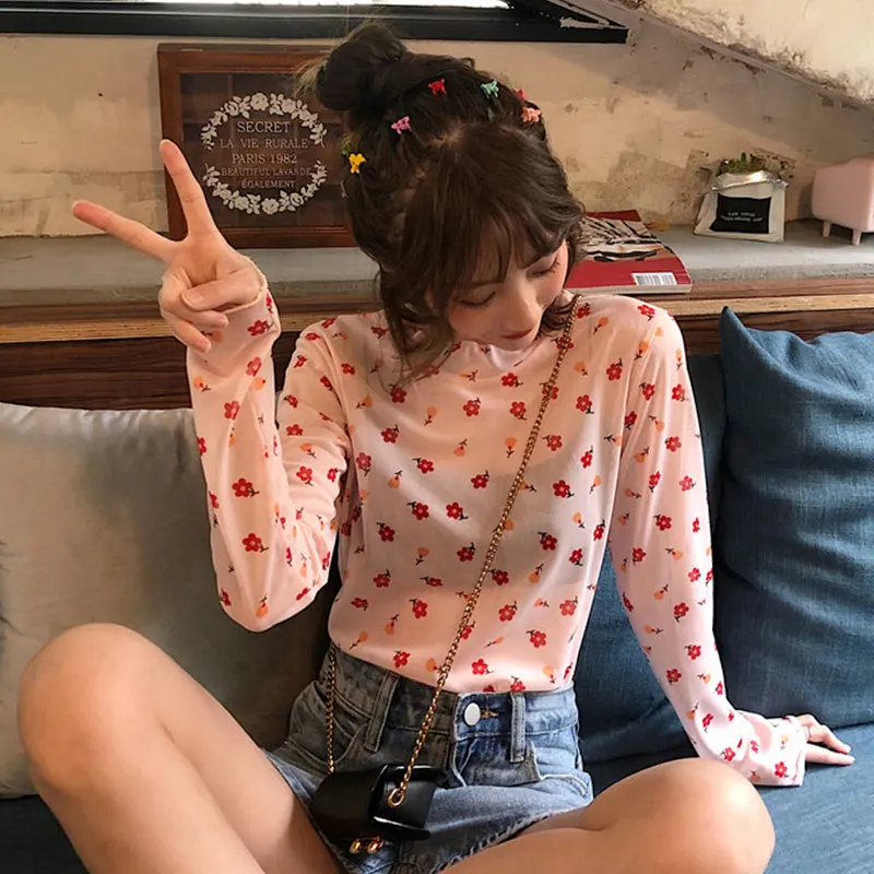 Шикарные модные брендовые футболки с цветочным принтом женские весенне-летние