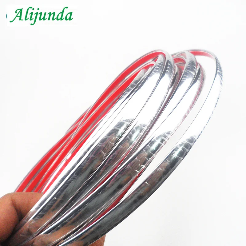 

Автомобильная хромированная декоративная форма, 15 м, клейкая лента, сделай сам, Защитная Наклейка для Volkswagen, Skoda, Octavia, Fabia, Rapid, Superb, Yeti, Roomster