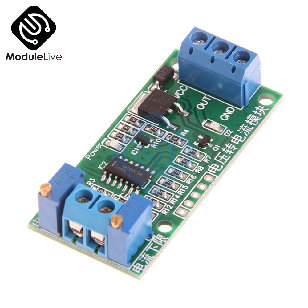 Линейное преобразование напряжения в текущий модуль сигнала передатчика от 0 до 5