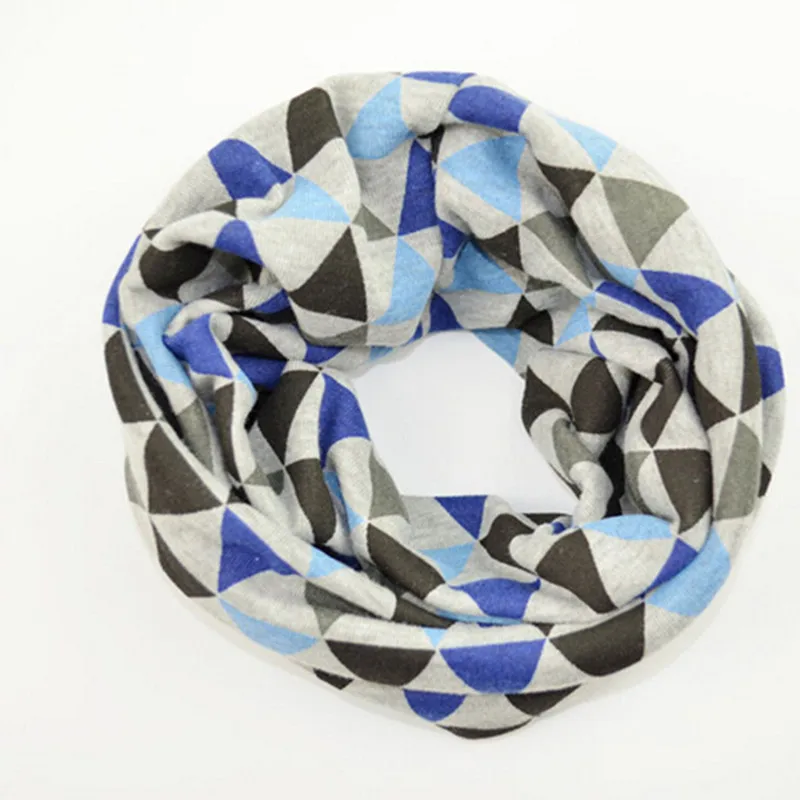 Хлопковый шарф на весну и зиму круглый воротник для малышей с бантом в виде