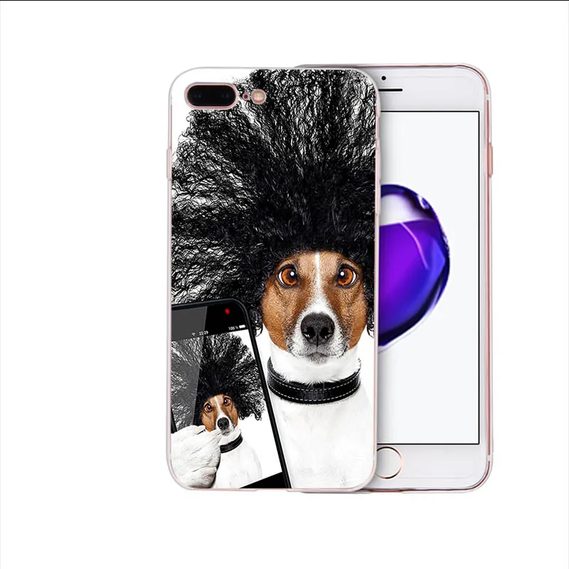 Мягкий силиконовый чехол для телефона с очками iphone x xs xr xsmax 7 8 6s 6 plus 5 | Мобильные