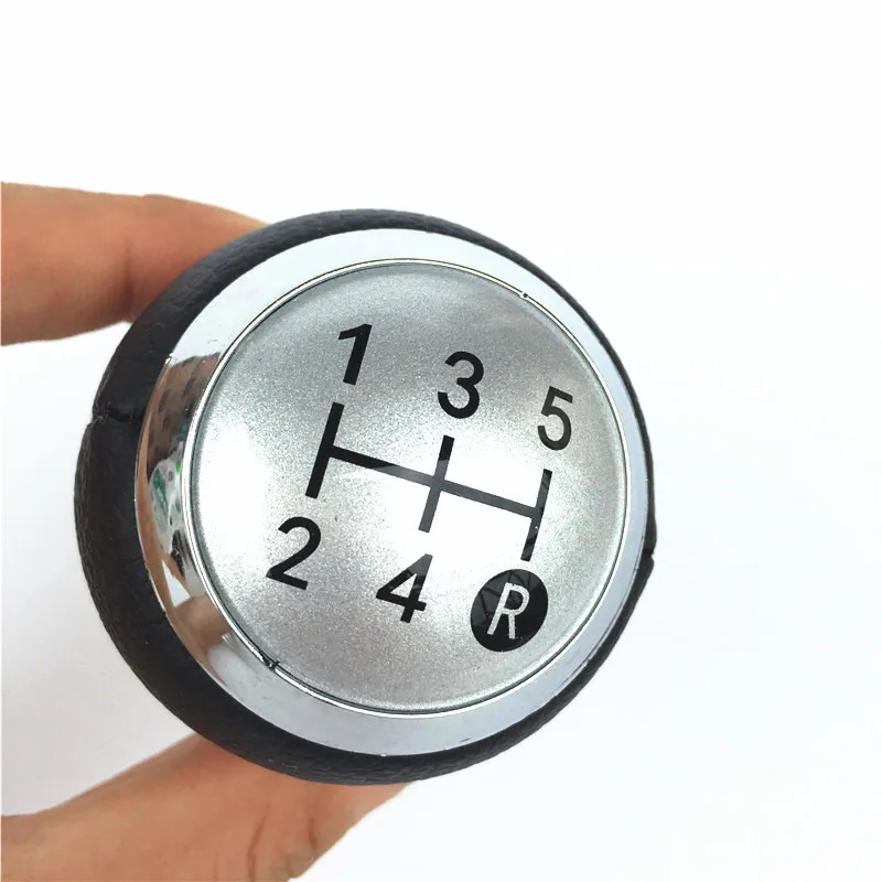Silver Cap 5 Speed 5/6 скорость ABS пластик MT ручка переключения передач для TOYOTA Corolla 1.8MT 2007-2013/RAV4 AVENSIS YARIS D4D городской рычаг ручка головка - Название цвета: Silver Cap 5 Speed