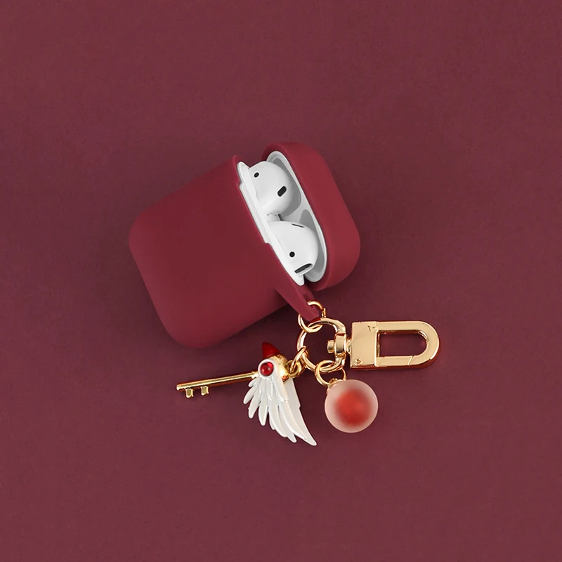 Очаровательный силиконовый чехол для Apple Airpods Bluetooth беспроводные наушники