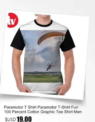 Paramotor футболка парапланерный подарок-PPG Paramotoring футболка с надписью paraglider Летняя мужская графическая футболка 5x футболка с коротким рукавом