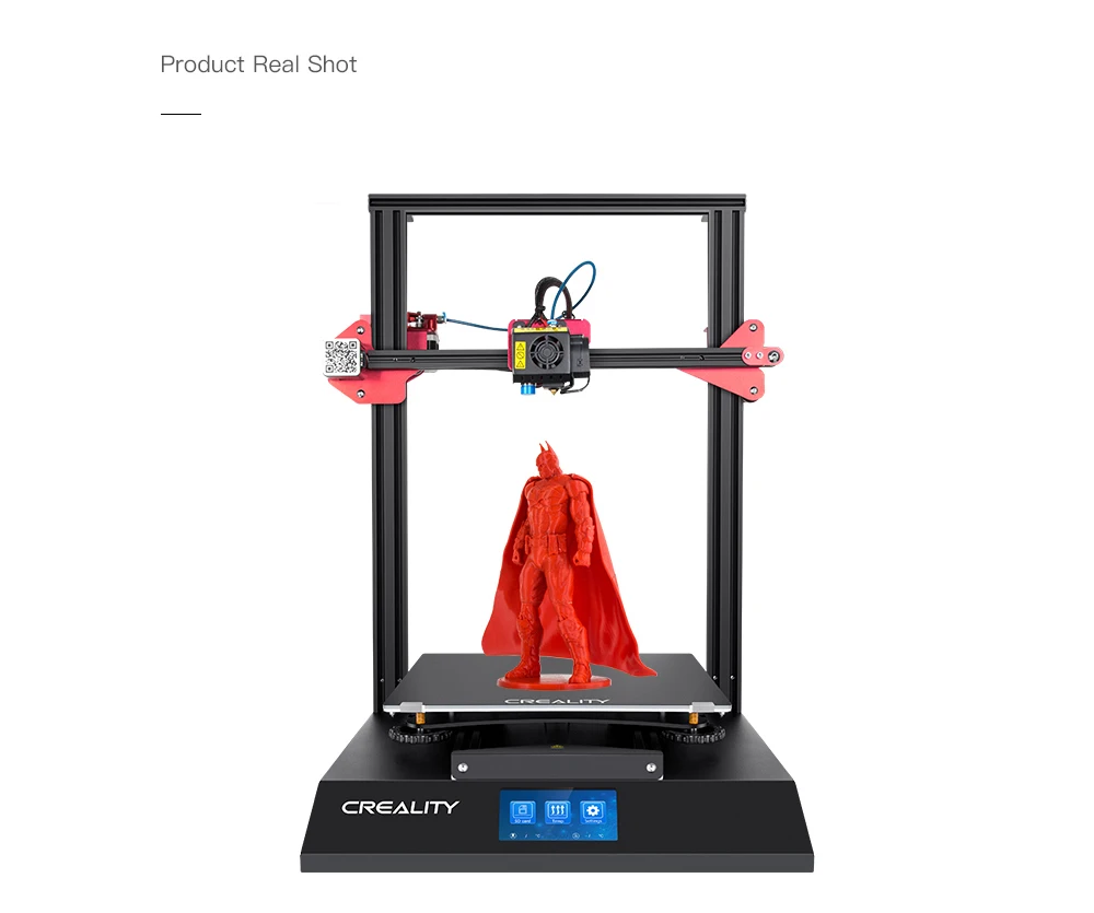 CREALITY 3D CR-10S Pro датчик автоматического выравнивания принтер 4,3 дюймов сенсорный ЖК-дисплей Печать накаливания обнаружения Funtion MeanWell power