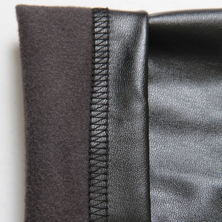 2023 Available Winter Autumn New Arrival Leather Leggings PU High Waist Woman Quality Femme soft warm trousers Free Shipping