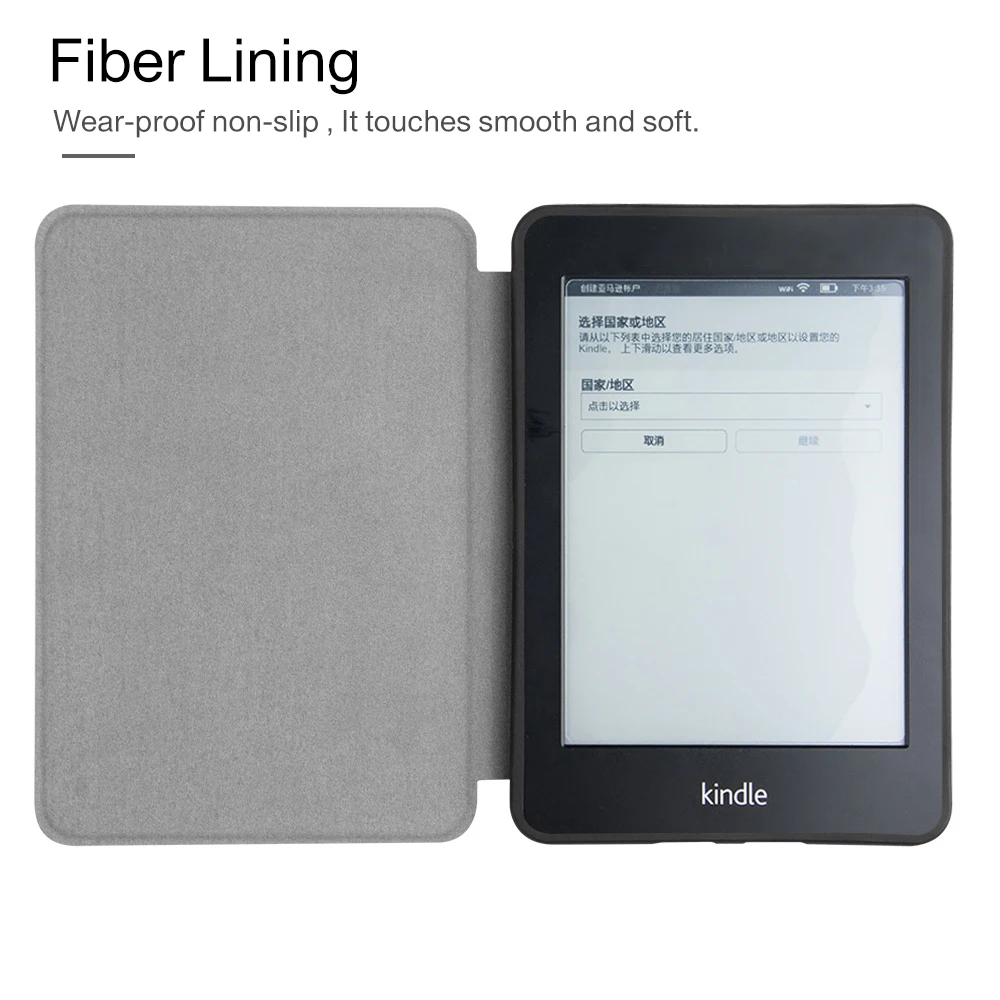 Чехол с застенчивым медведем для 2018 Amazon Kindle Paperwhite 4 E-reader 10 поколение электронных